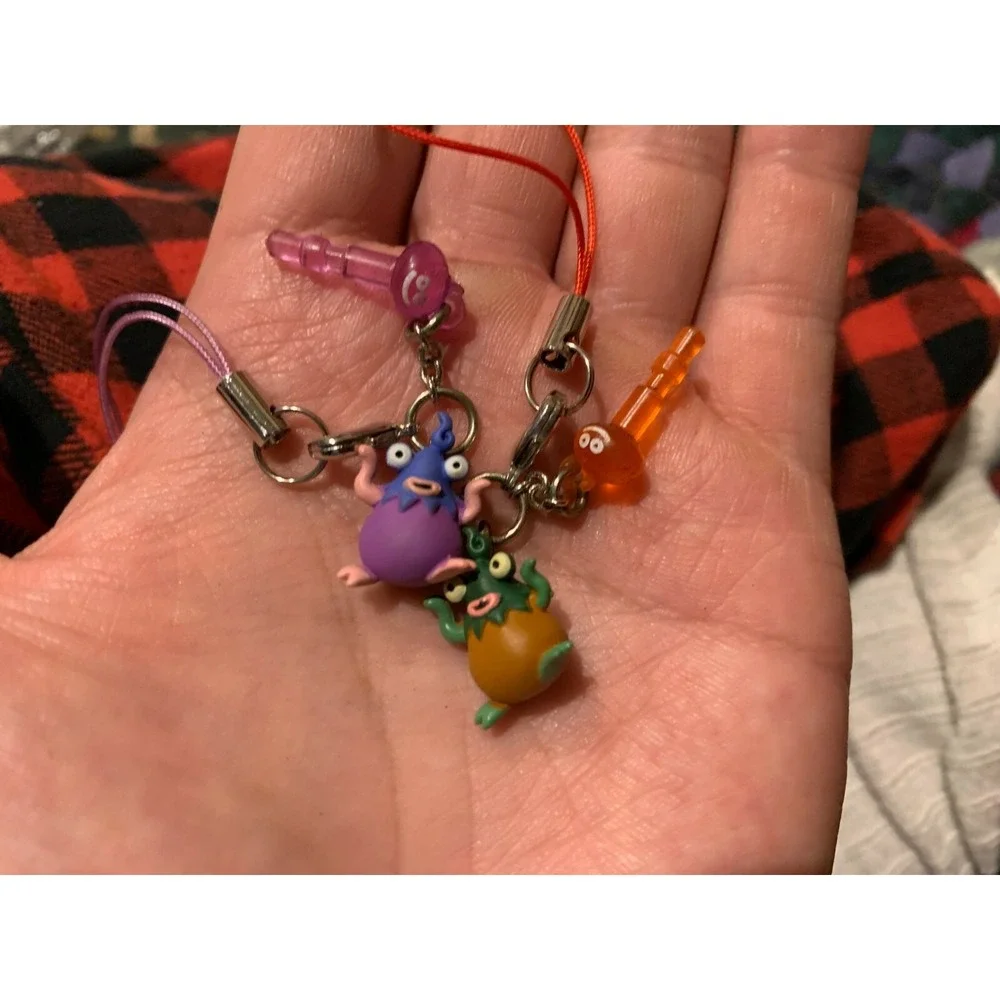 Square Enix Dragon Quest Mascot Phone Charm Awebergine Woebergine 2x